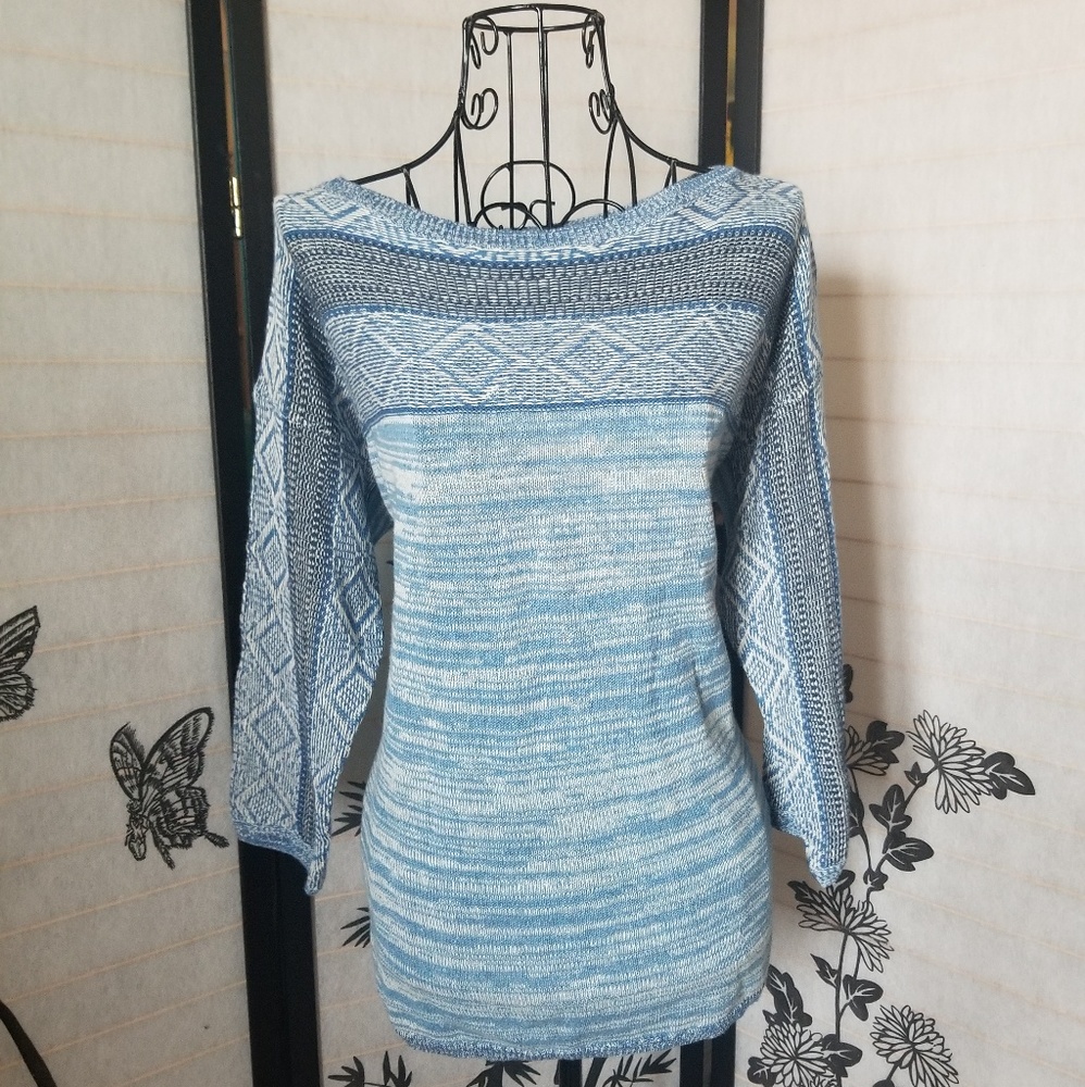 Blue Knit Sweater